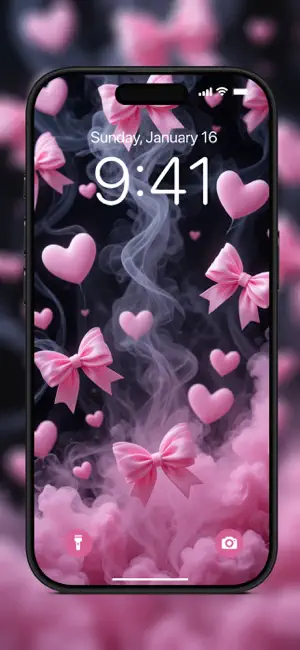 Cute Pink Bow Wallpapers screenshot 2