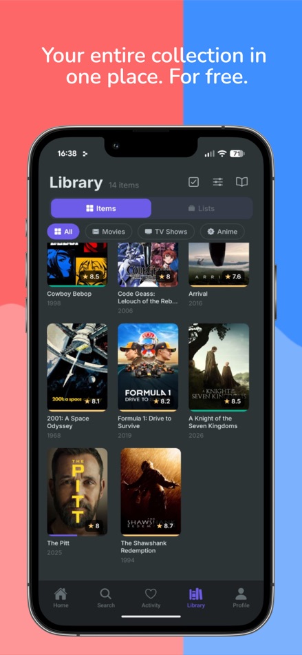 #4. Refract - Movies, TV & Anime (iOS) Által: Florent Laval