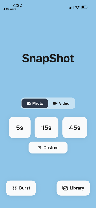 SnapShot Timer Screenshot 2 of 3