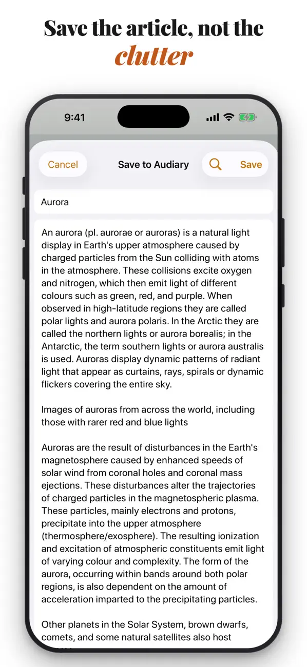 Screenshot #3 pour Audiary - AI Text to Speech