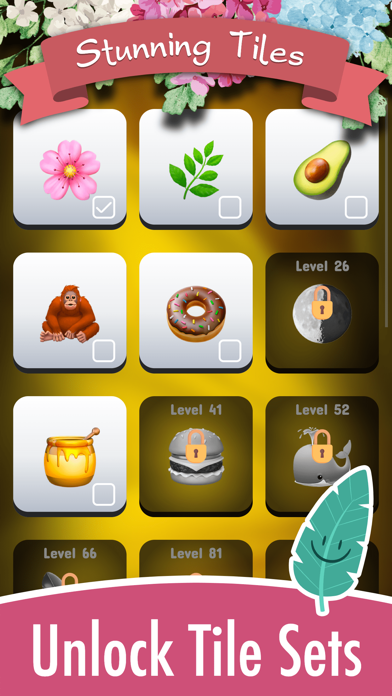 Zen Tiles Flower Pair Matching Screenshot