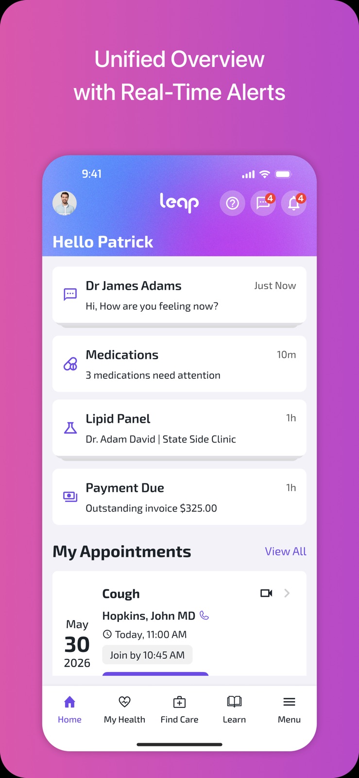 Leap - Your Health Companion iphone screenshot 2