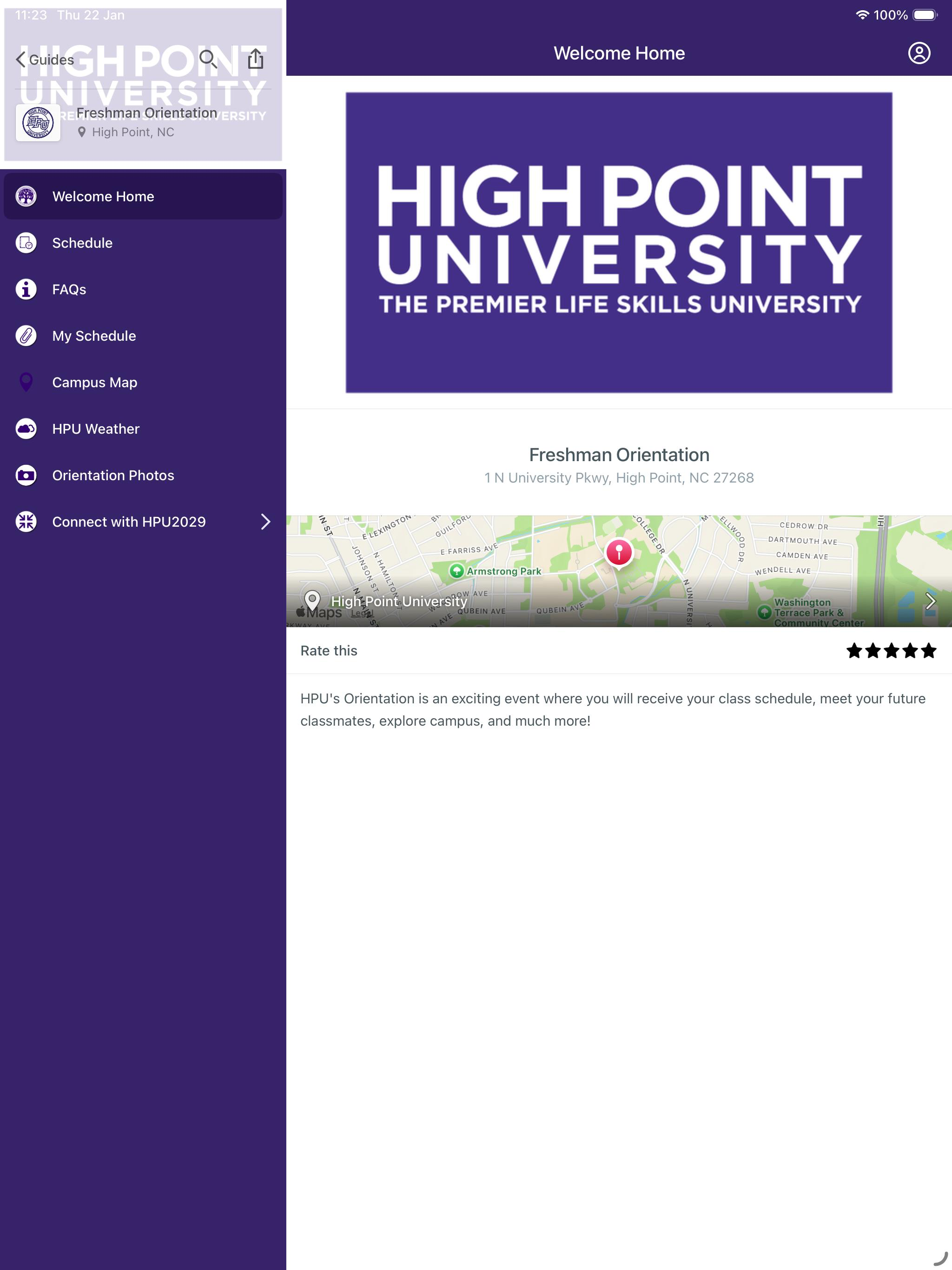 High Point University Guides screenshot 4