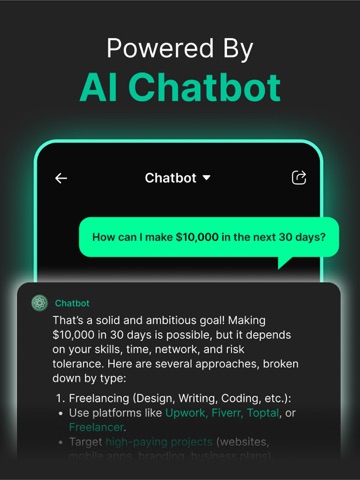 AI Chatbot 4 - Chat with AI iPad screenshot