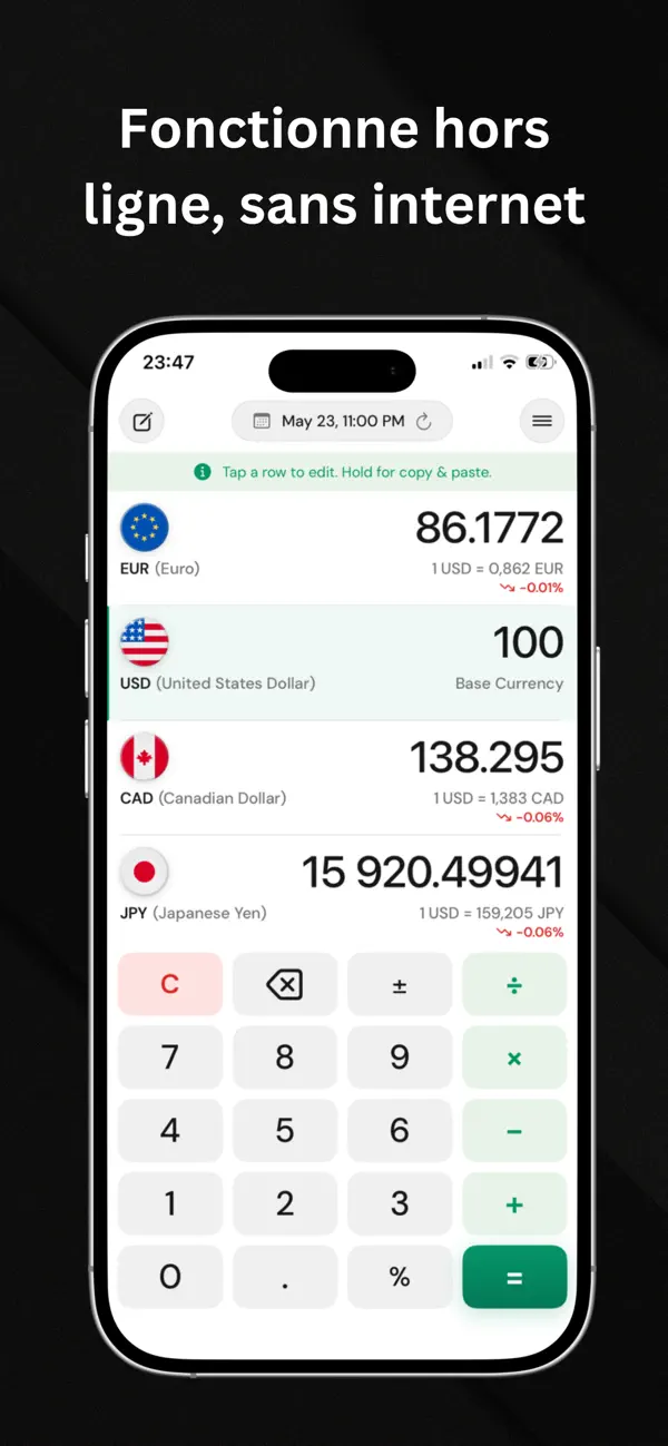 Screenshot #3 pour Argent Convertisseur Devises