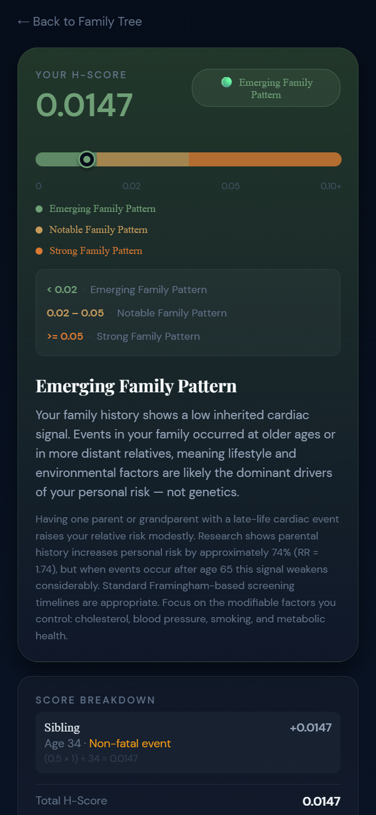 Heart Risk Calculator screenshot 3