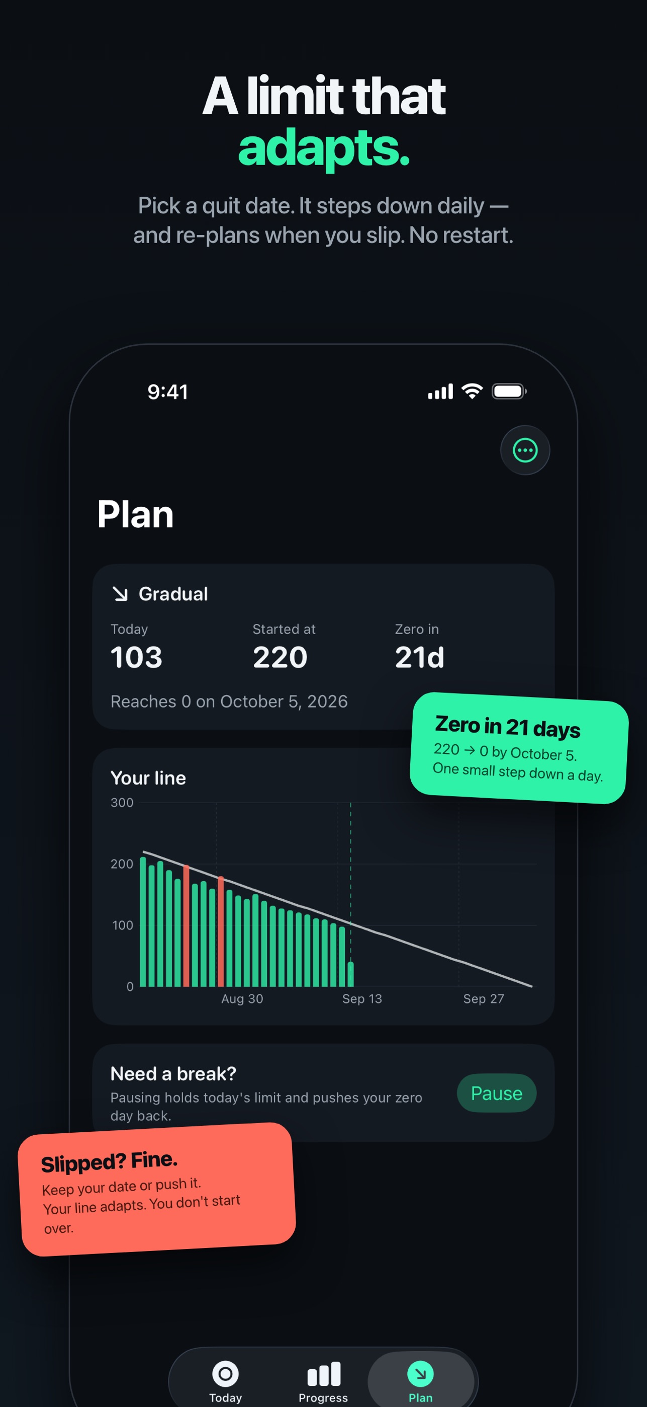 Screenshot 2 of Puff Drop: Quit Vaping Counter