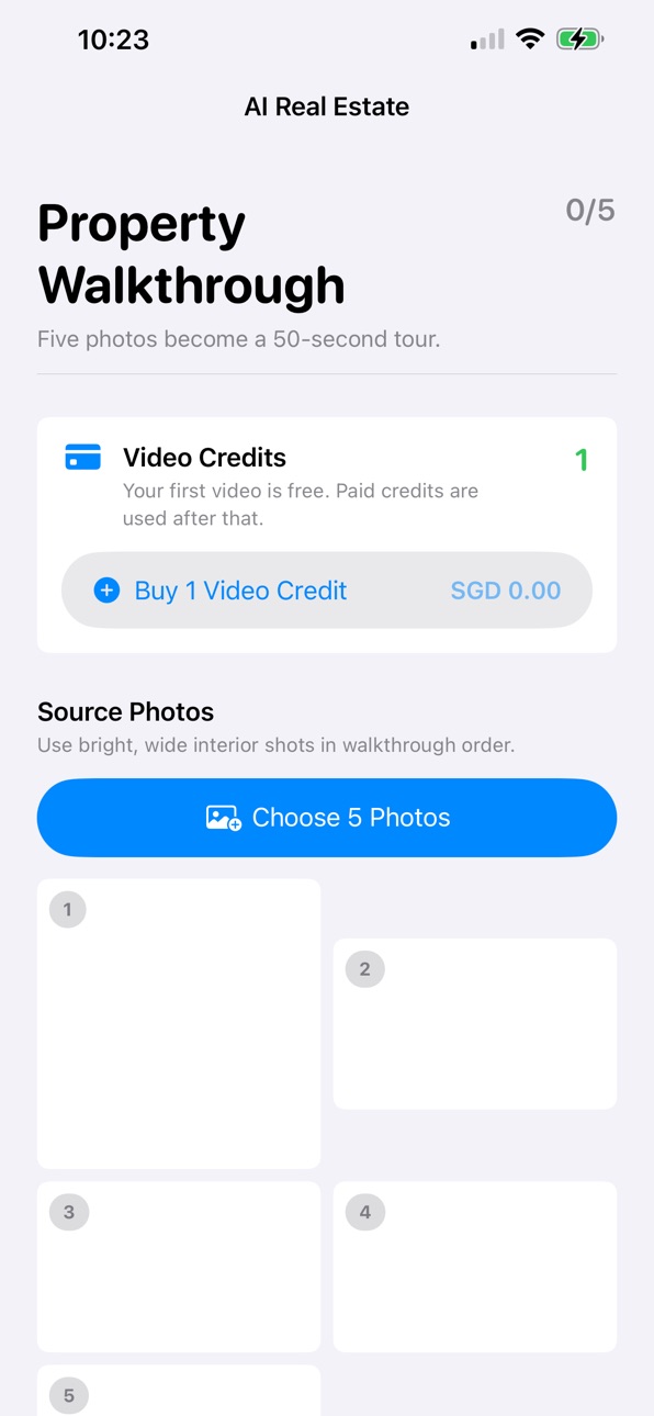 iPhone screenshot