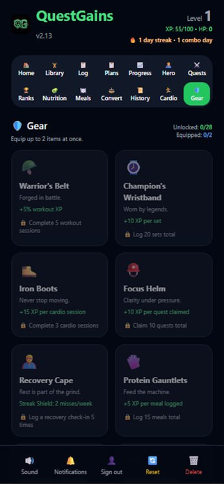 QuestGains Screenshot 4 of 4