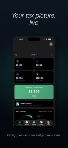 GigLedger Mileage Tax Tracker iPhone screenshot