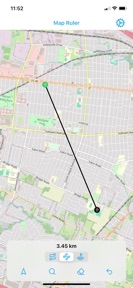 Map Ruler - Distance Measure screenshot