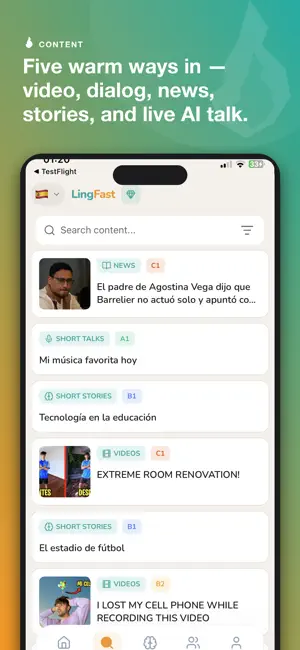Learn Kazakh - LingFast screenshot 3