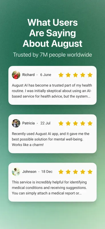 August, Your 24/7 Health AI screenshot 5 of 6
