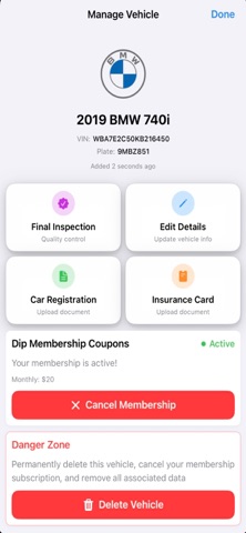 DIP MEMBERS iPhone screenshot