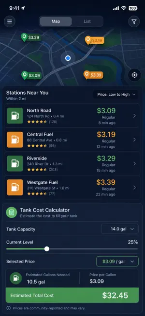Gas Prices: Station Finder screenshot 4