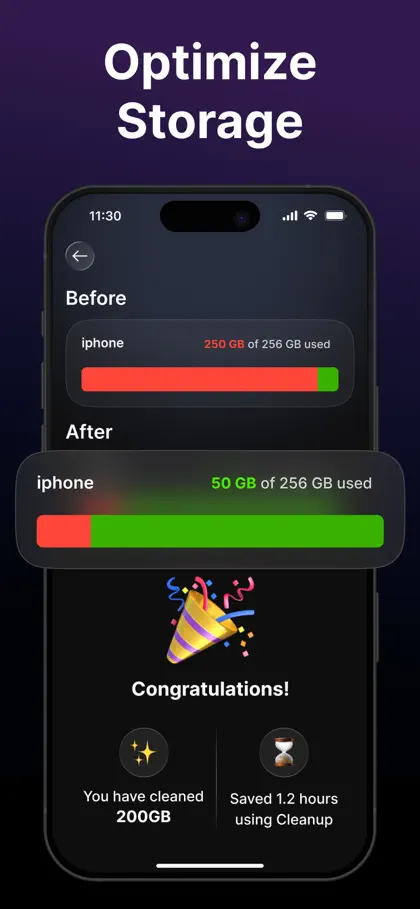 WipeUp: Phone Storage Cleaner ekran görüntüsü 6 / 6