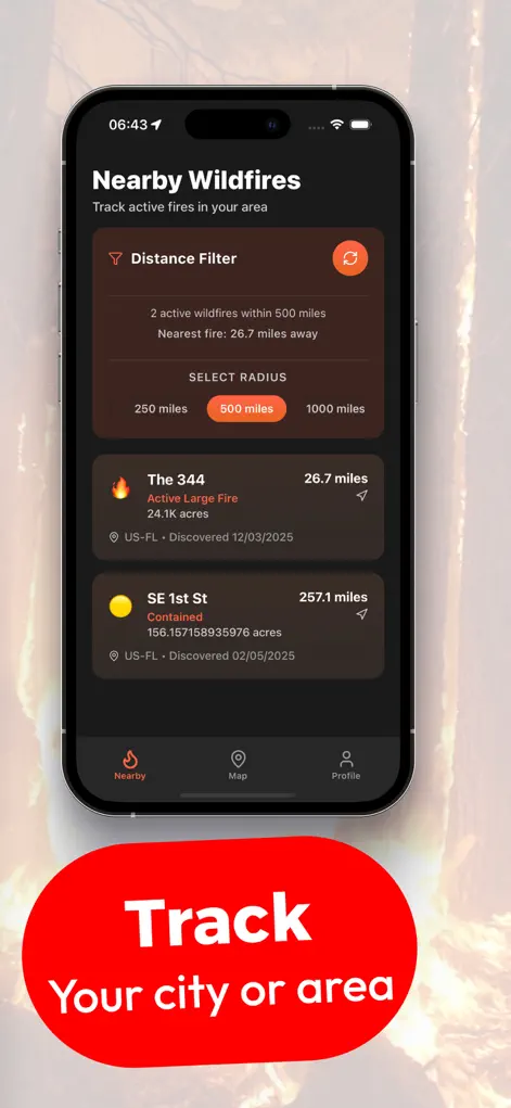 Wildfire App－Maps・Fire Tracker - Navigation App | MWM