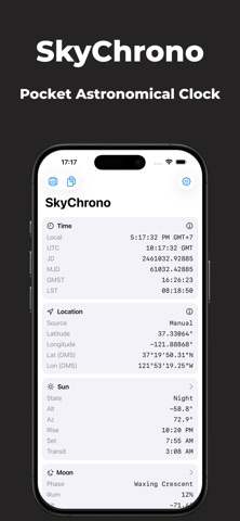 SkyChrono screenshot