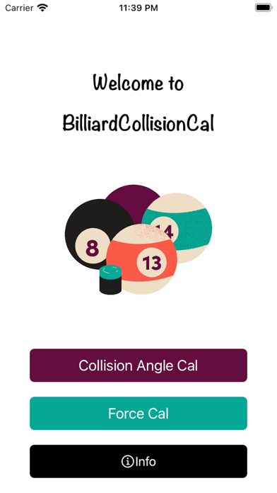 Screenshot #1 pour BilliardCollisionCalexperience