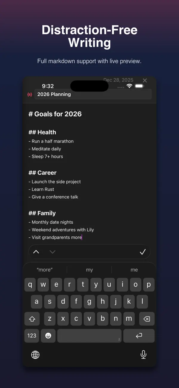 #4. Snippets: Quick Markdown Notes (iOS) Ved: Ming Li