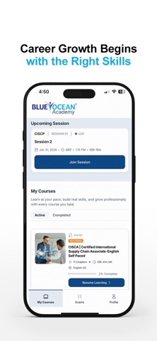 Blue Ocean Academy iPhone screenshot 2