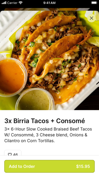 Big Papi's - Real Good Tacos iPhone screenshot 3 - Food & Drink app