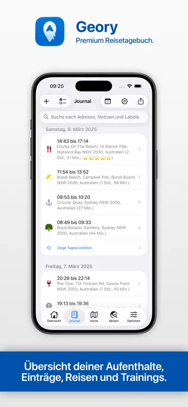 Geory – Premium Reisetagebuch screenshot 3 of 10