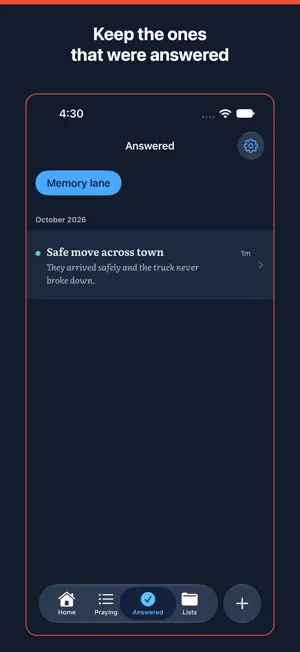 Pilgrim: Prayer List screenshot 3