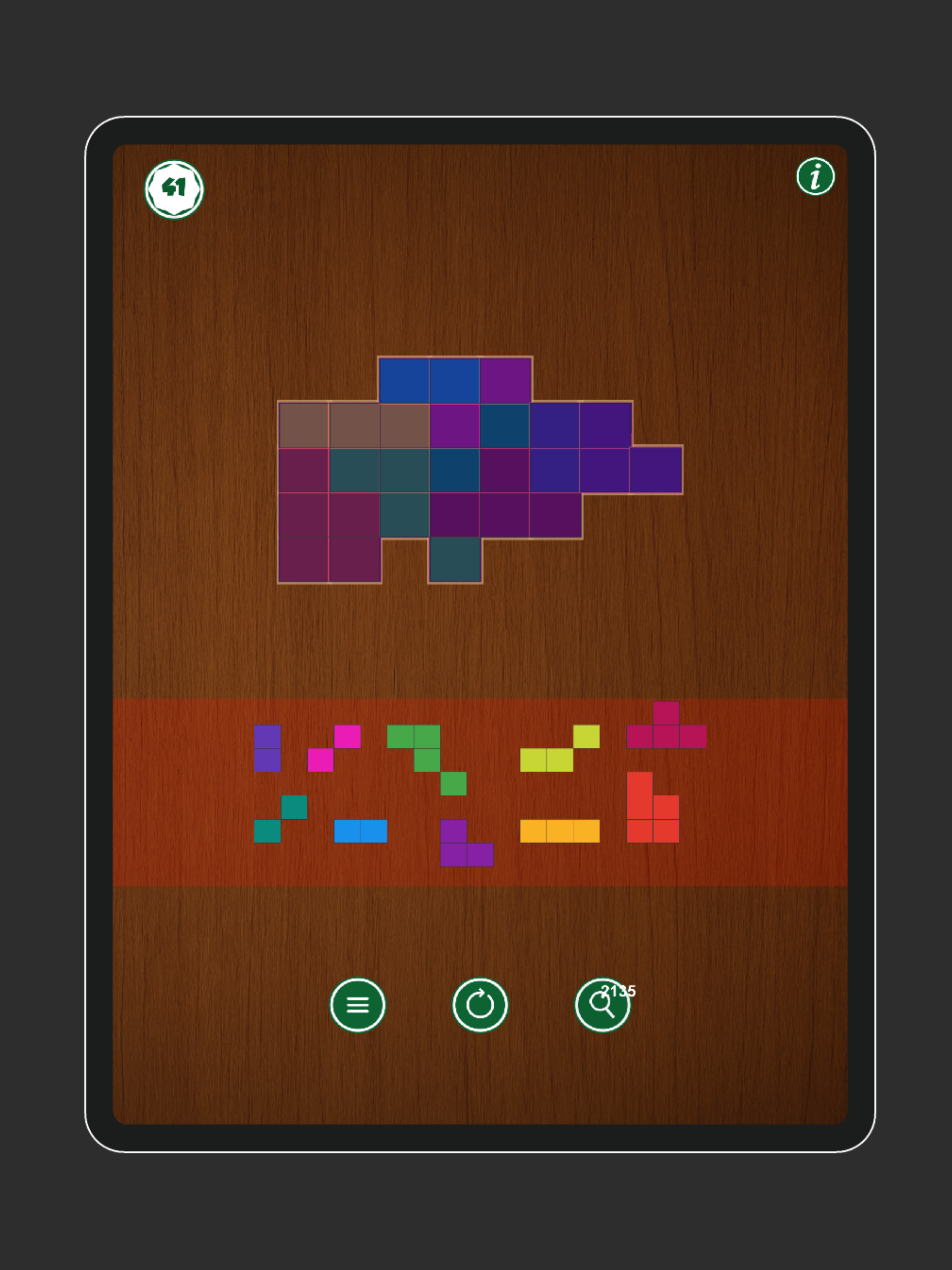 Wooden Block Fit Puzzle