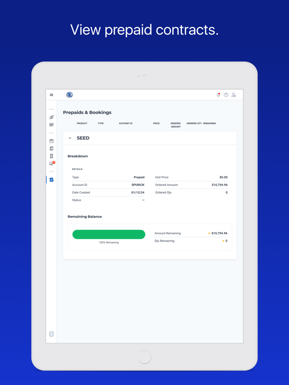 Skyland Grain iPad screenshot 7 - Business app