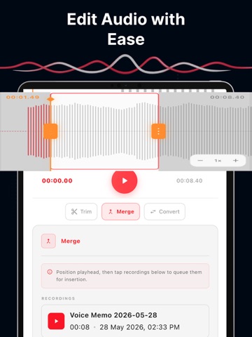 Voice Memo - Mic To Speaker iPad screenshot