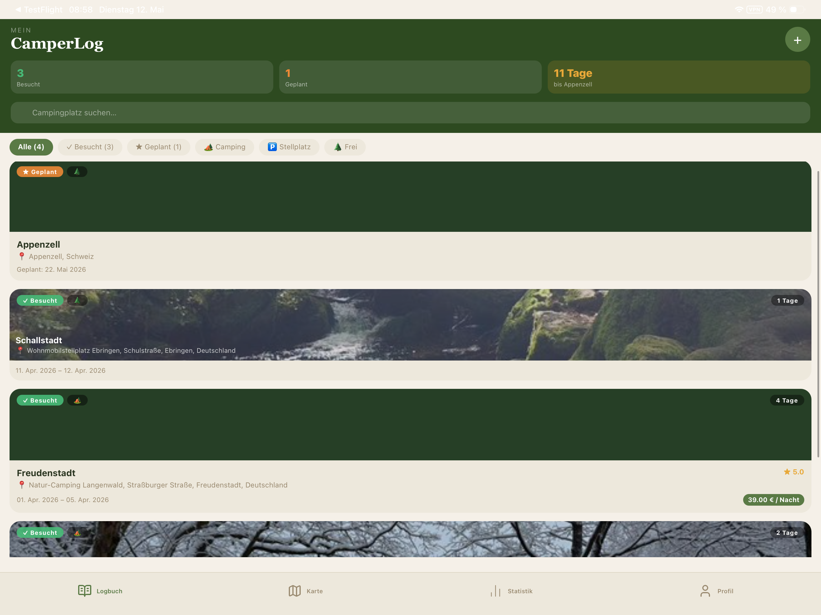 CamperLog screenshot 11