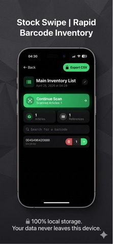 Quick Inventory Swipe screenshot