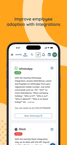 Asanify AI iPhone screenshot