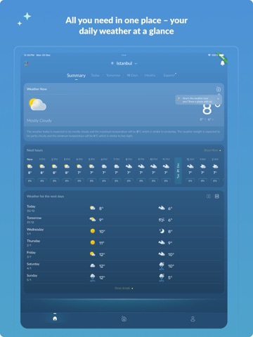 طقس العرب – تطبيق الطقس الأول iPad screenshot