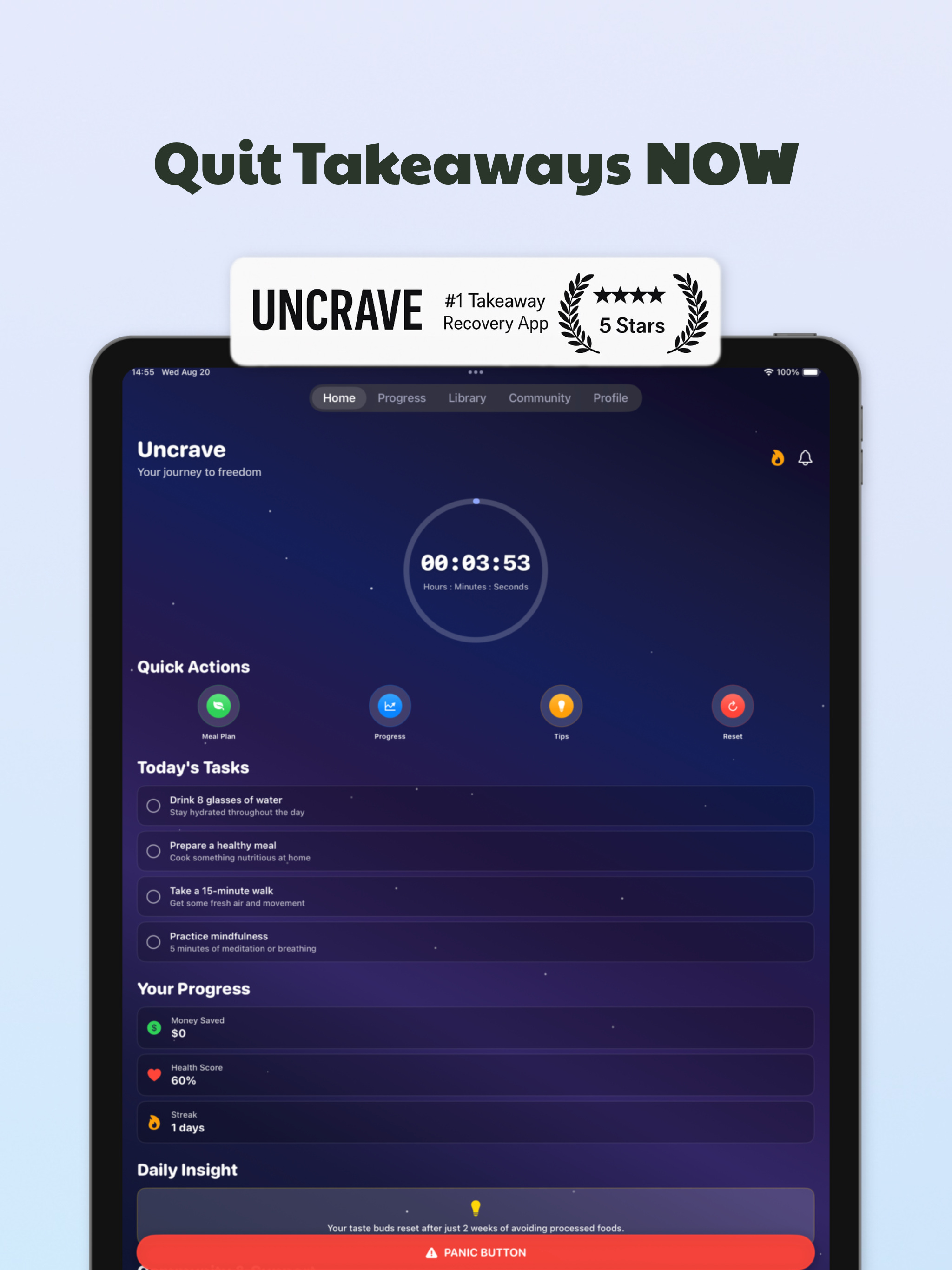 UNCRAVE: Quit Ordering Takeout