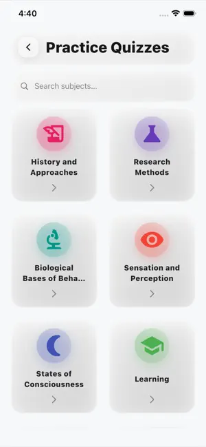 AP Psychology Practice screenshot 2