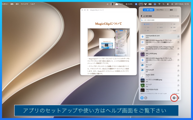 App screenshot