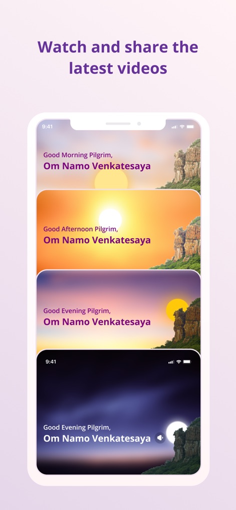 TTDevasthanams - This tool offers dynamic, time-sensitive greetings such as "Good Morning Pilgrim" and a changing background image to reflect the time of day.