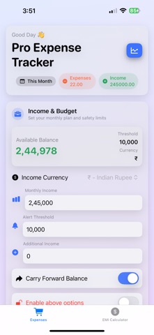 Pro Expense Tracker Screenshot 1 of 5