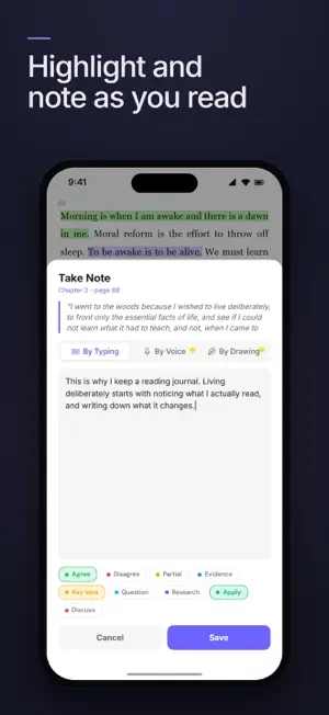 Marginalia: Book Notes screenshot 2
