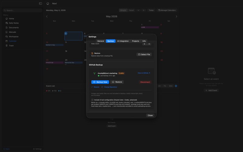 Novi Notes screenshot