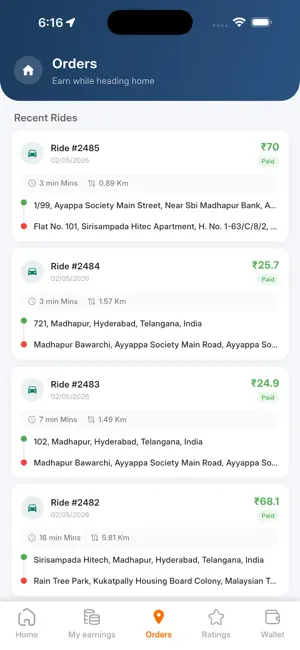 Yuva Ride Driver screenshot 3