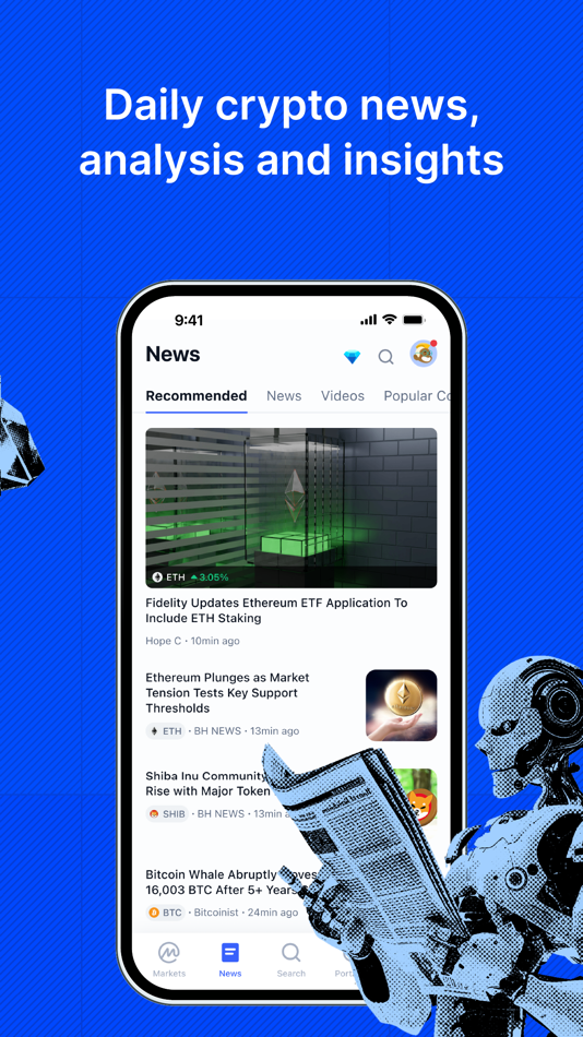 #6. CoinMarketCap: Crypto Tracker (iOS) Ved: CoinMarketCap