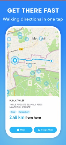 WC Finder - Public Toilet Map screenshot