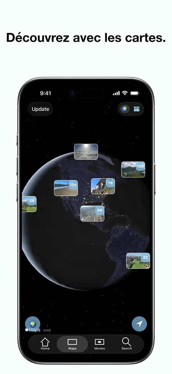 Screenshot #3 pour Flymaps - Cartes du monde réel