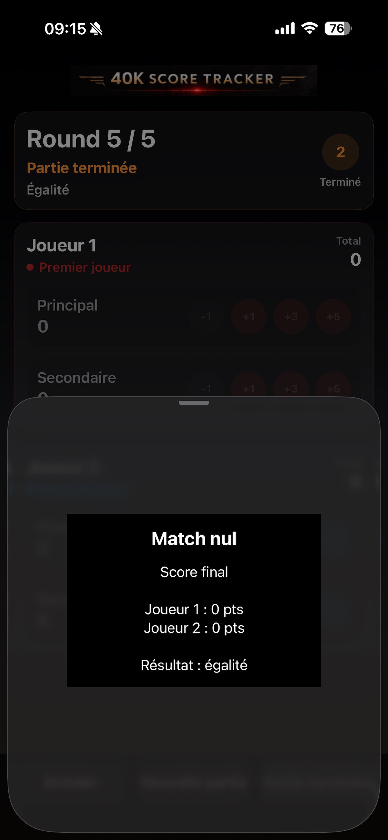 40K Score Tracker screenshot 3