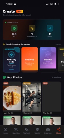 MyFitJourney Global screenshot