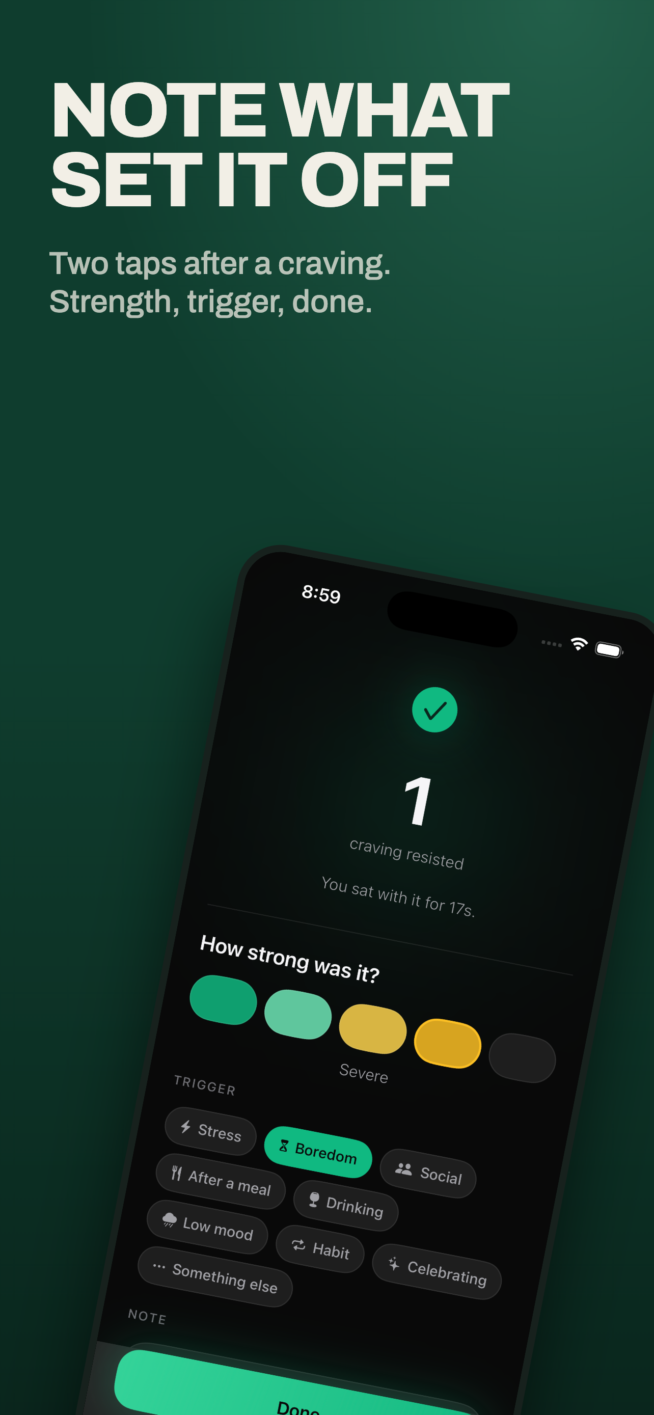Resist: Sobriety Tracker screenshot 5
