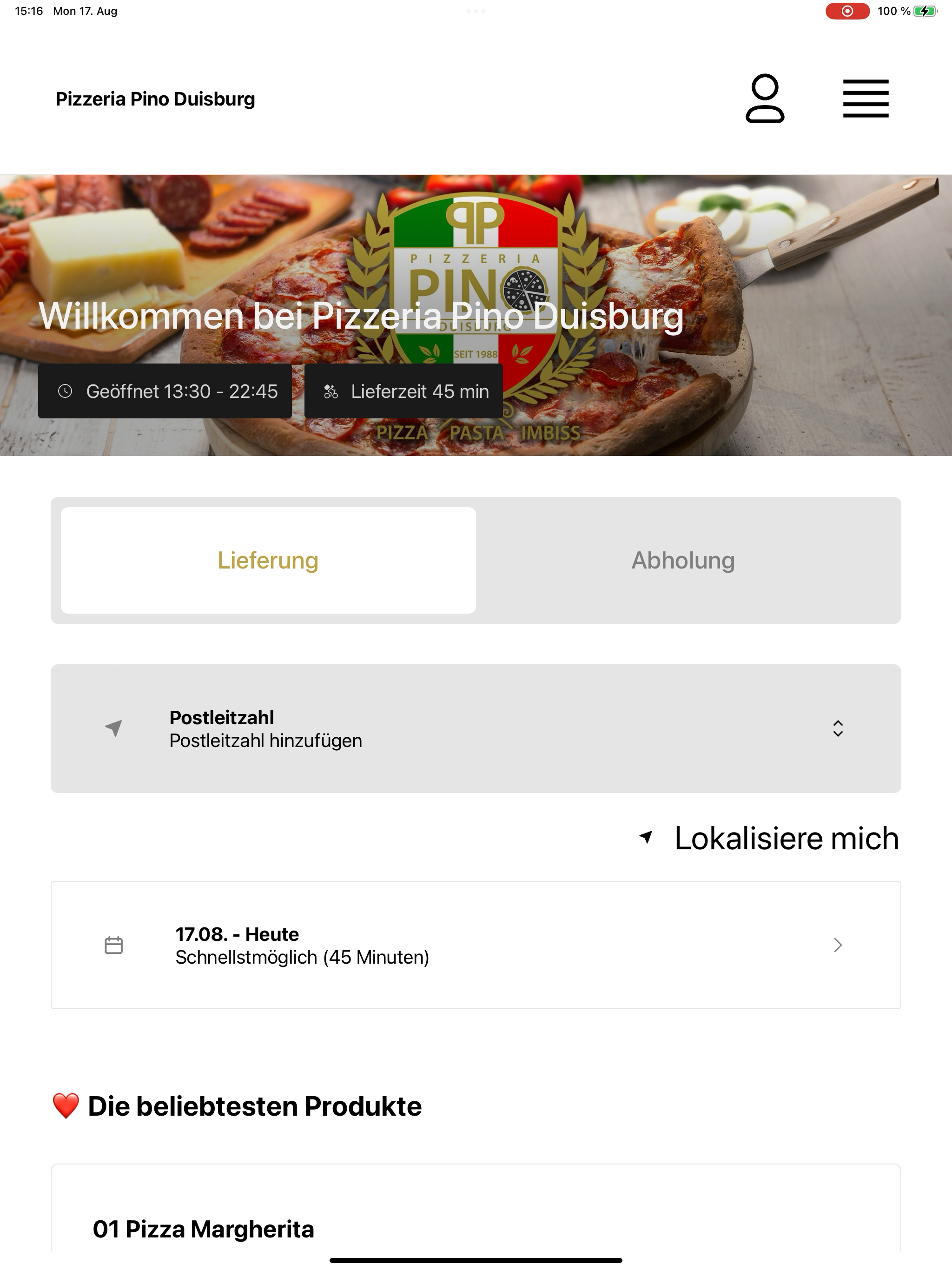 Pizzeria Pino Duisburg screenshot 13